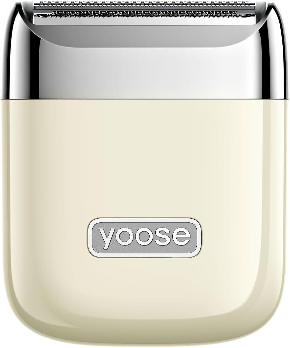 yoose Electric Razors for Women, IPX7 Unibody Bikini Trimmer for Women (USB-C, Trimmer Comb, Multi Shaving Modes), Portable Size, Porcelain White
