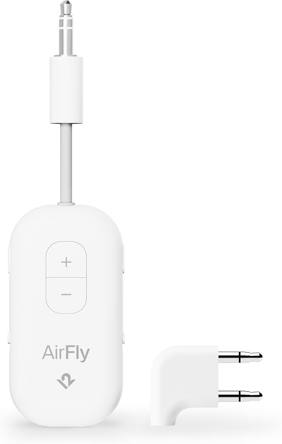 Twelve South AirFly Pro 2 Deluxe, Wireless Bluetooth Adapter, White