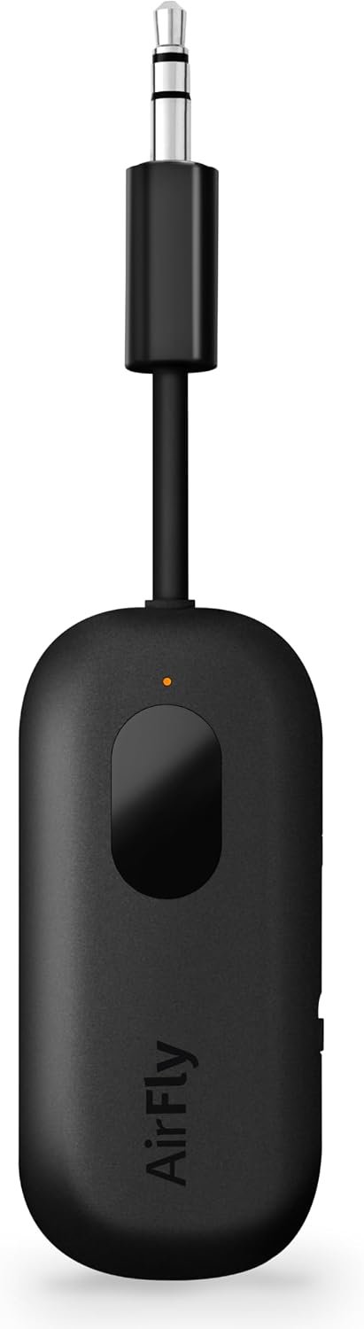 Twelve South AirFly Pro, Bluetooth Wireless Audio Transmitter, Black