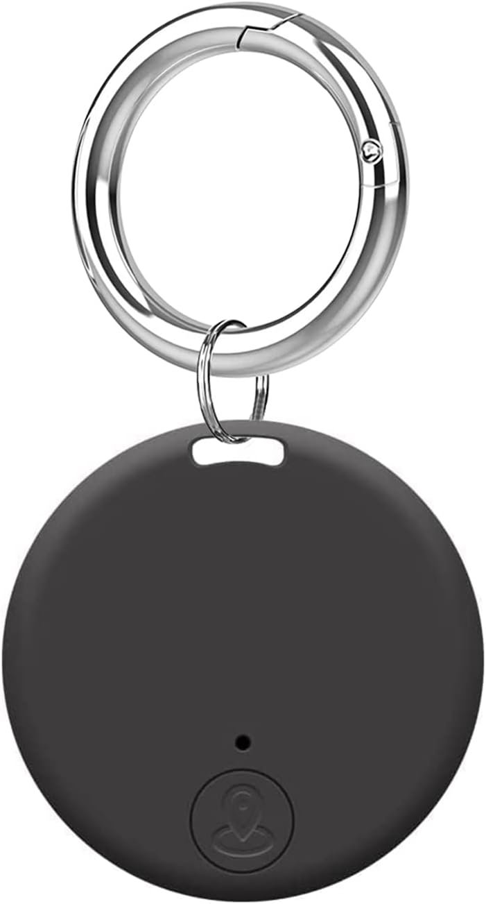 Aircawin ITAG GPS Tracker,Key Item Finder Locator,No Monthly Fee App for iOS/Android 2023 Latest,Portable Anti-Lost Bluetooth Tag Item Tracker for Luggages/Kids/Pets/Phone/Wallet/Bag-1Pcs-Black
