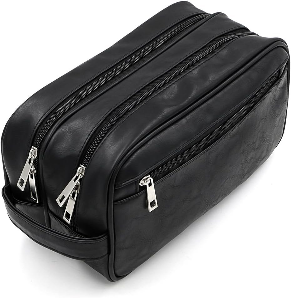 Sumnacon Travel Toiletry Bag for Men Women,Waterproof PU Toiletry Bags