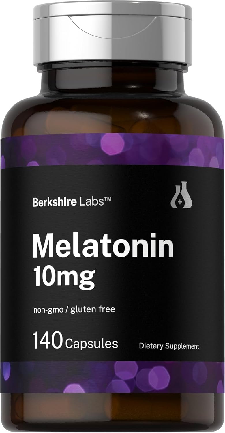 Horbäach Berkshire Labs Melatonin 10mg | 140 Quick Release Capsules