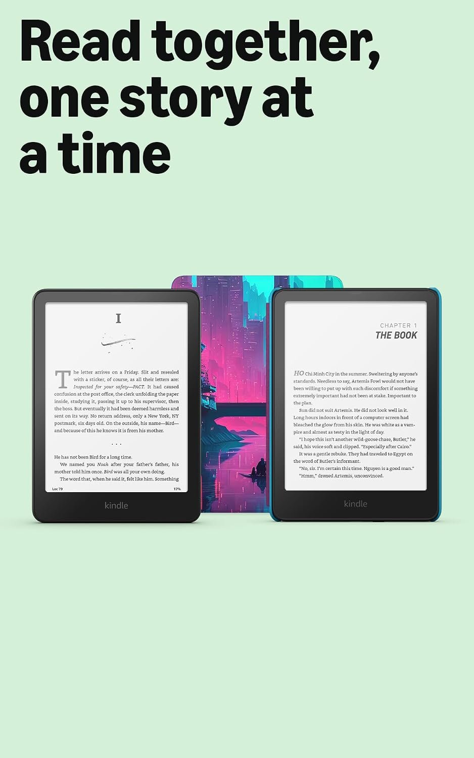 Amazon Kindle Paperwhite Reading Together Bundle