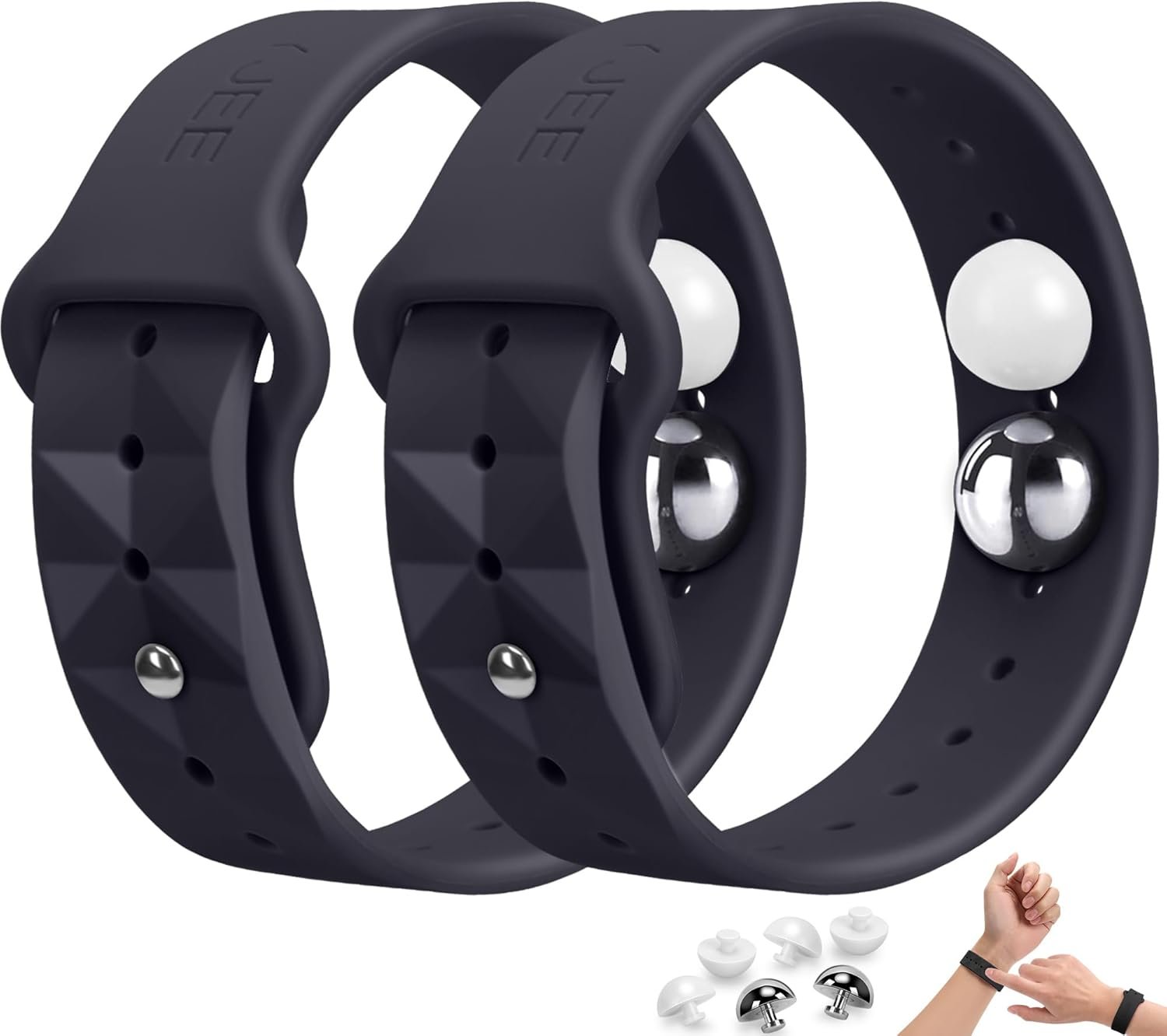 Motion Sickness Bracelets Natural Acupressure Anti Nausea Bands
