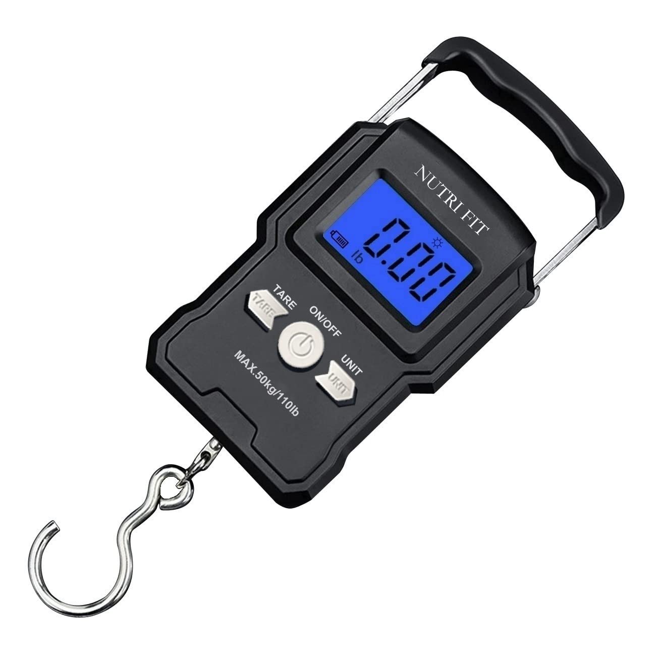 NUTRI FIT Luggage Scale Digital Suitcase Weighing Fish Portable for Travel