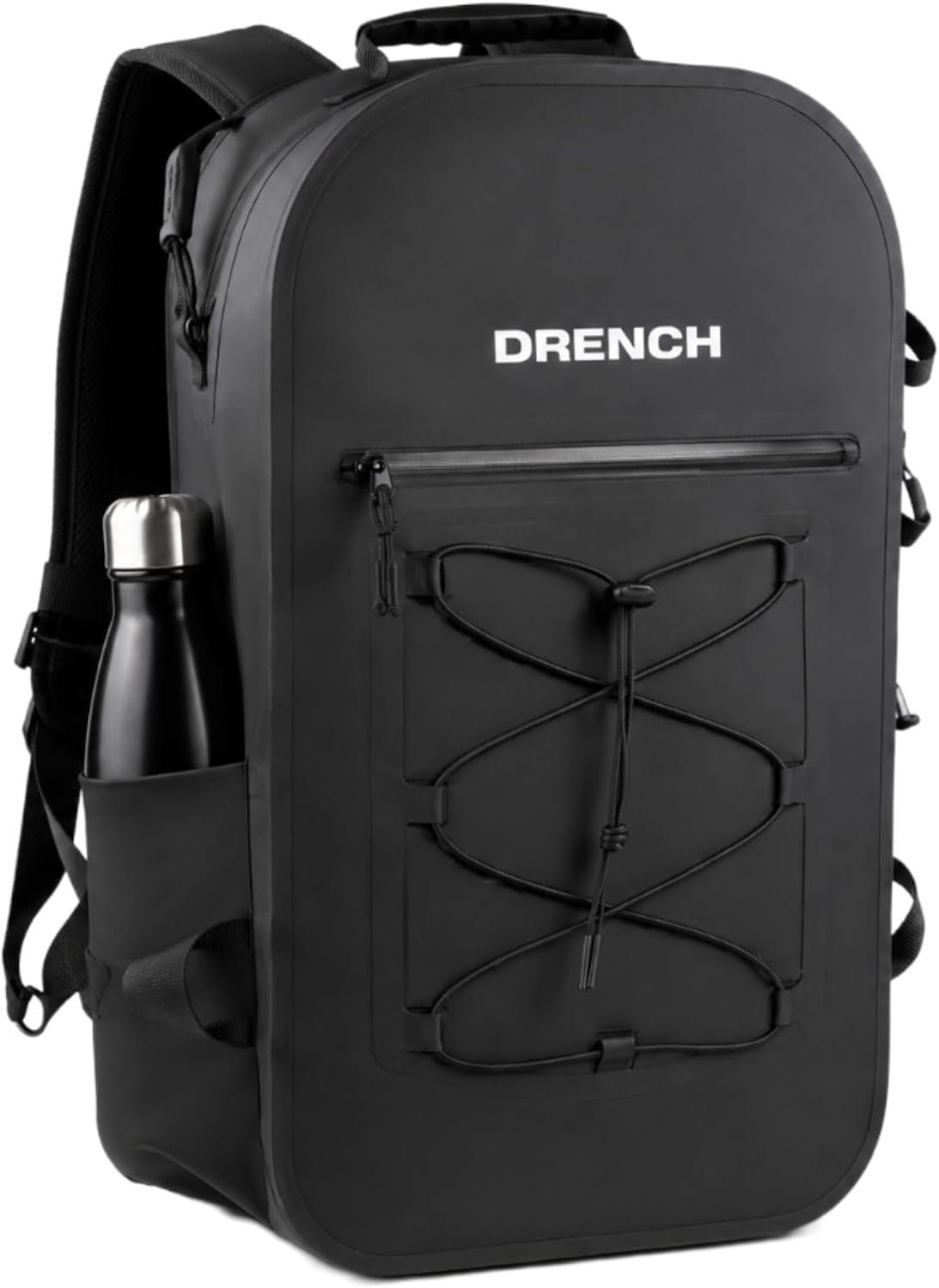 DRENCH 100% Waterproof Backpack 25L | Fully Submersible IPX8 Dry Bag with Airtight Seal | Floating Travel Backpack Fits 16” Laptop | Gear Loop System for Fishing, Kayaking, Boating & Outdoor Adventure