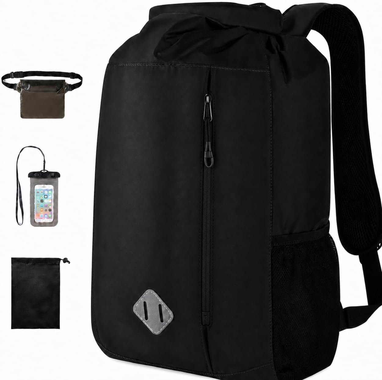 Waterproof Dry Bag Backpack 20L with Waist Pouch and Phone Case