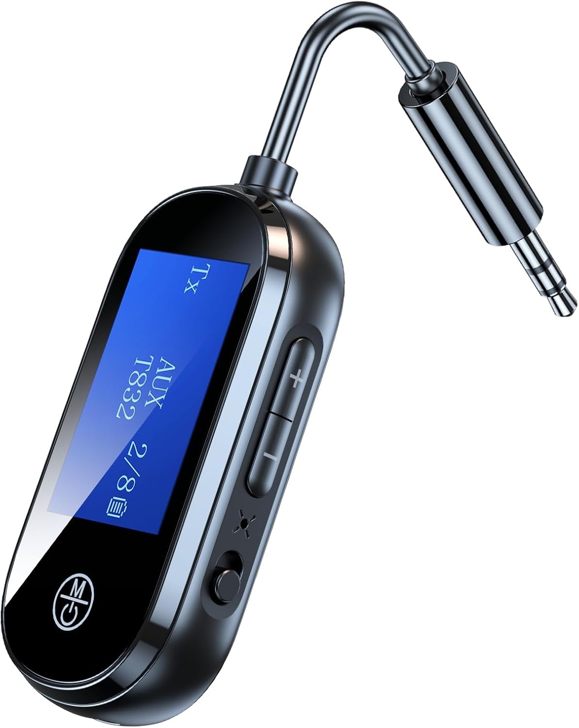 Bluetooth 5.3 Transmitter Receiver 2 in 1 with LCD Screen