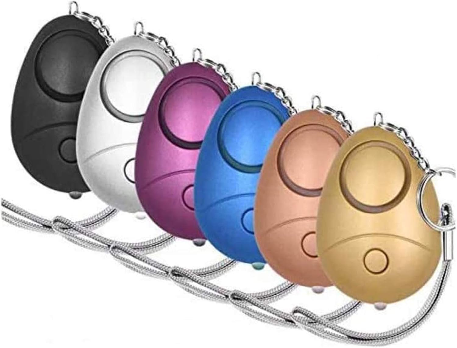 KOSIN Personal Safety Alarm, 6 Pack 140DB Personal Security Alarm Keychain