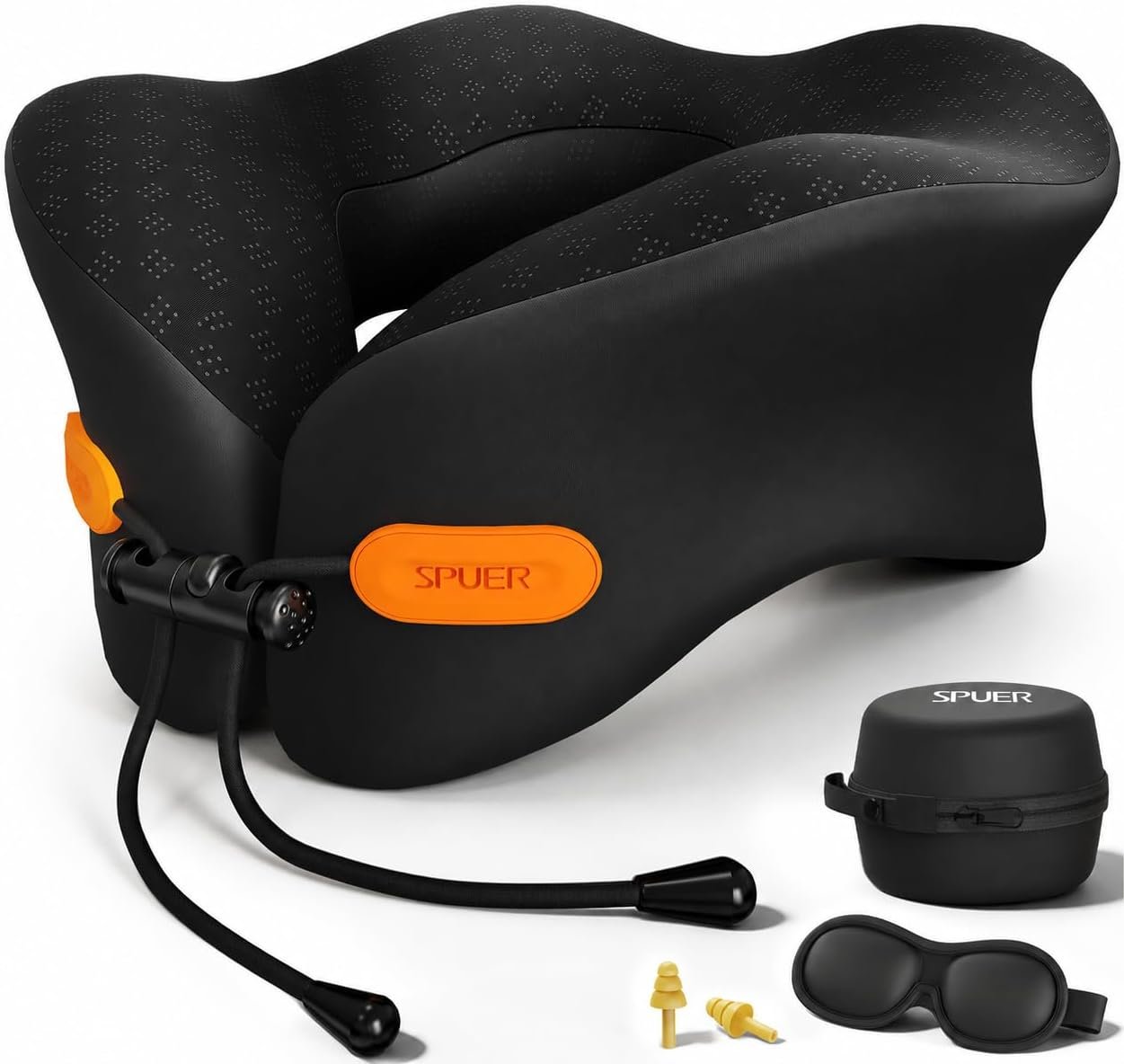 Premium Travel Pillow for Airplanes, Ergonomic Neck Pillow for Long Flights