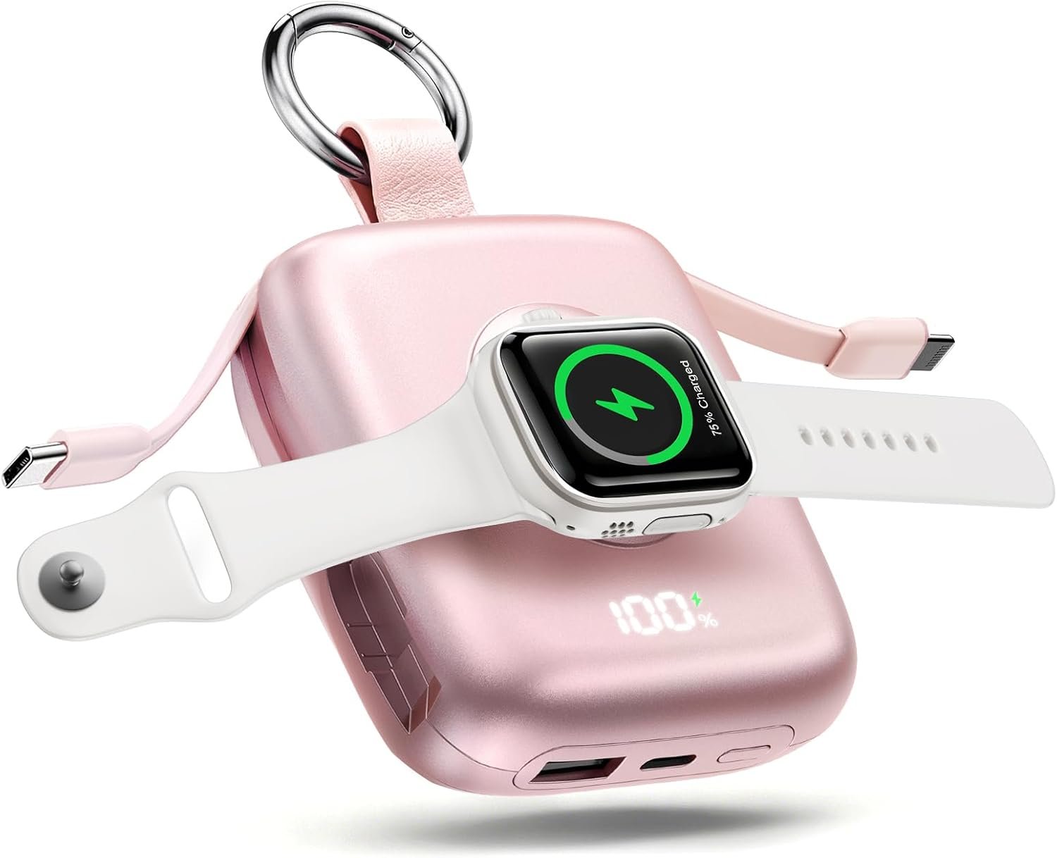 Portable Charger 3 in 1, Smaller 10000mAh Built-in Cables 22.5W Power Bank