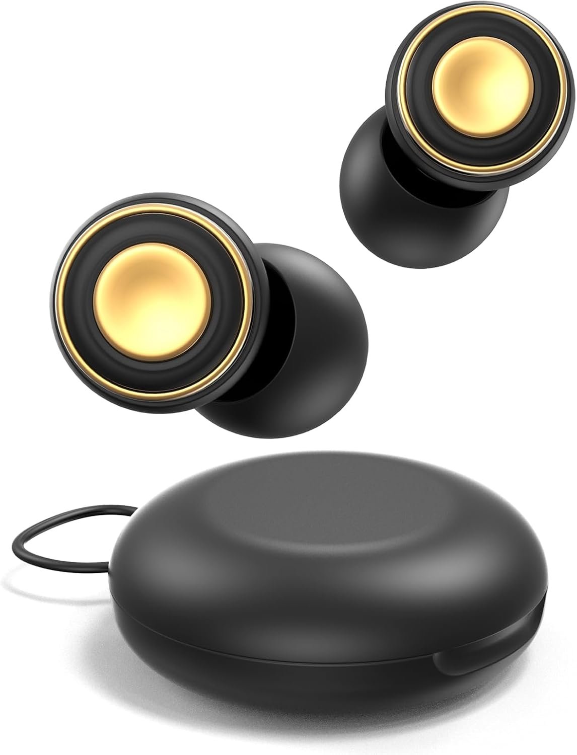 Reusable Ear Plugs for Sleeping, Up to 33dB Noise Reduction, Black