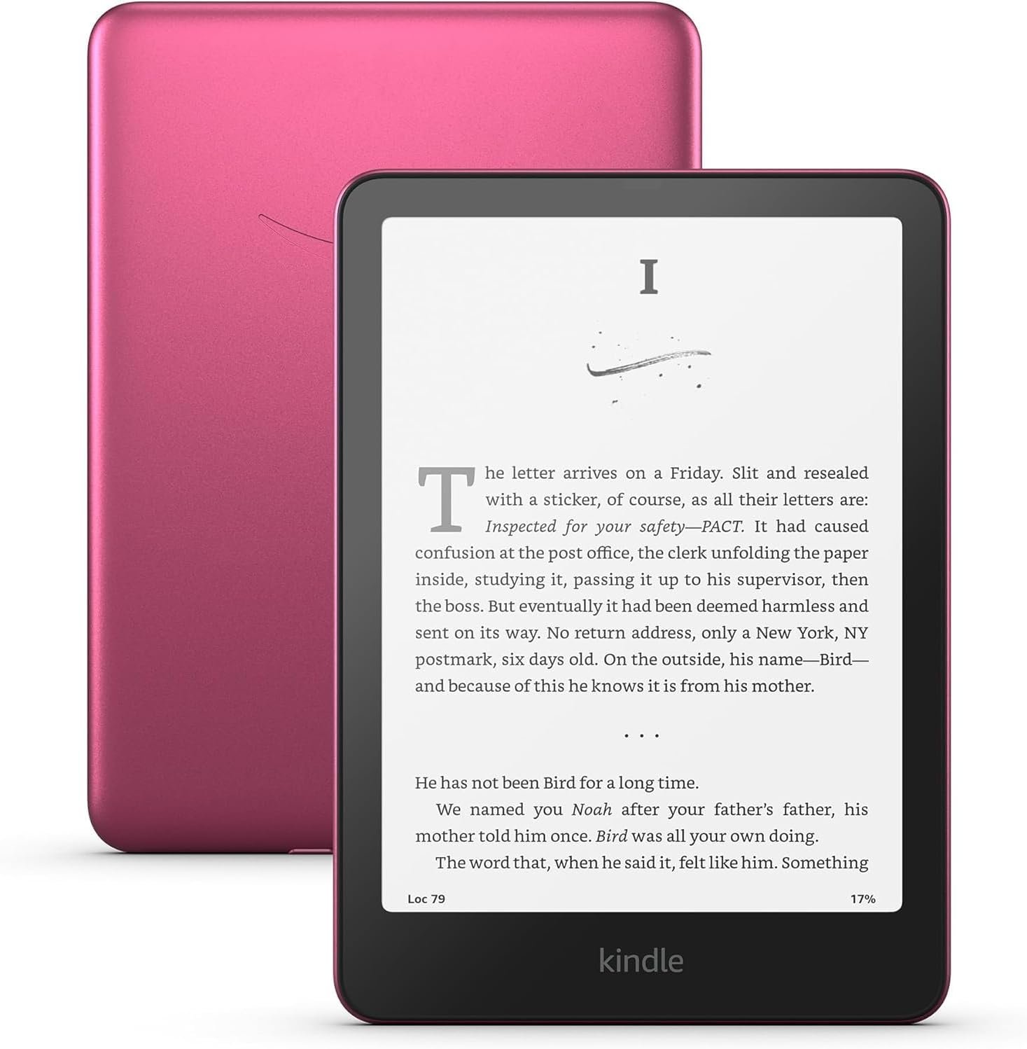 Amazon Kindle Paperwhite Bundle: Includes, Amazon Kindle Paperwhite Signature Edition 32GB | Metallic Raspberry and Sling Bag | Dune