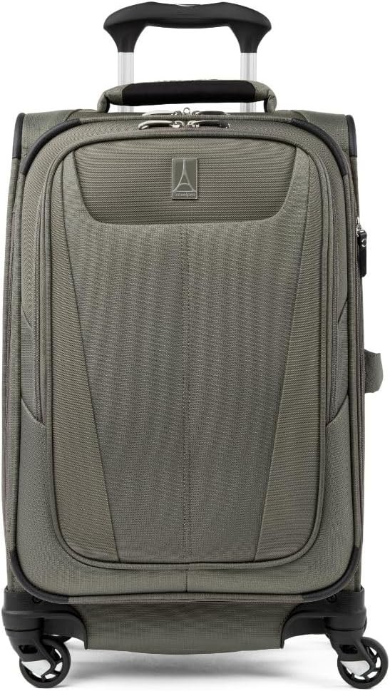 Travelpro Maxlite 5 Softside Carry-On Luggage Spinner, Green, 21-Inch