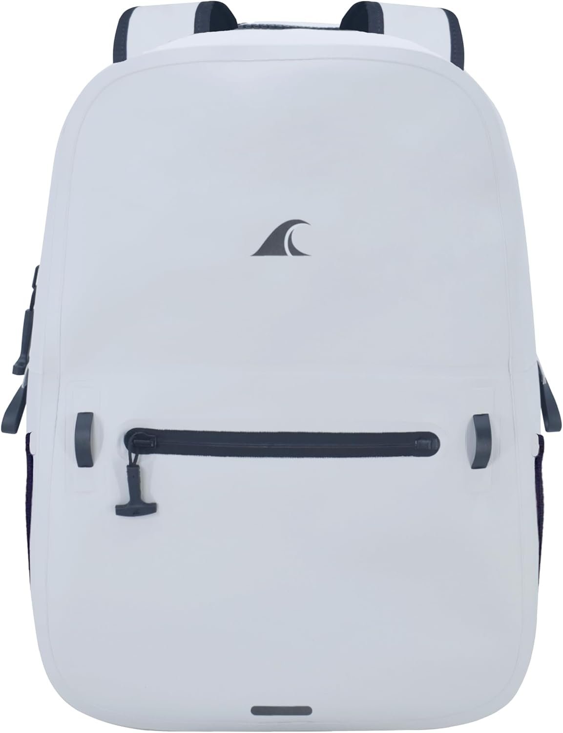 Breakwater Supply™ Fogland Waterproof IP68 Submersible Backpack | Laptop Sleeve, Side Pockets, Airtight Zippers for Outdoors, Travel, Kayaking, Hiking, Daypack, Unisex TPU Dry Bag (Fog White, 20L)