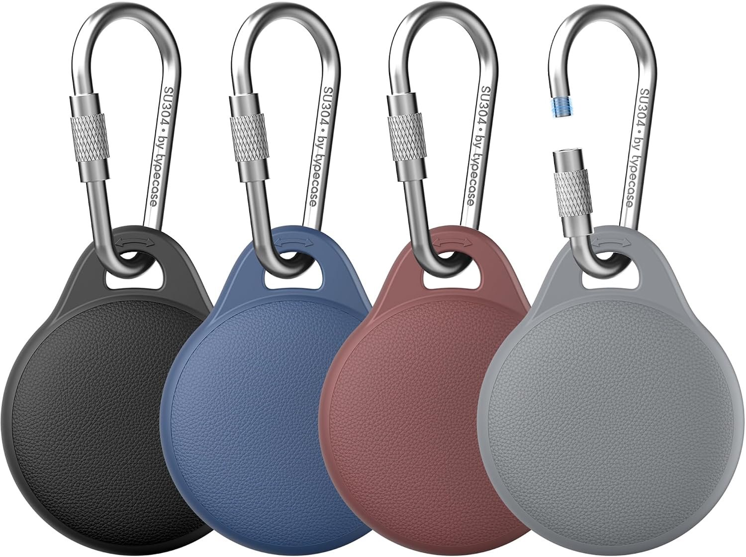 AirTag Holder for Apple AirTag 2nd & 1st Gen, 4 Pack Airtag Keychain Case