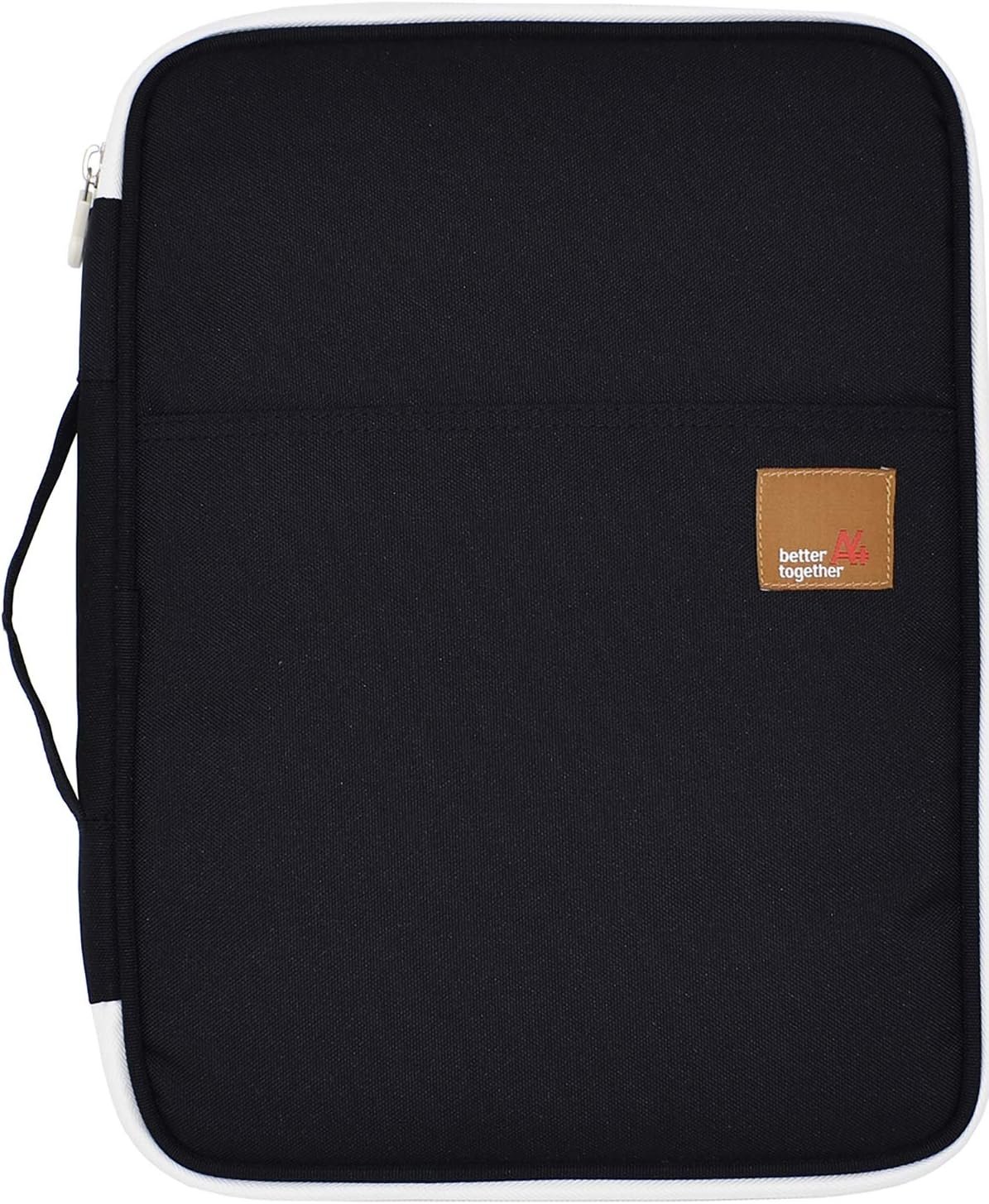 Document A4 Bag Case Waterproof Organizer Portfolio Office Travel Zipper Multi-Function Pouch
