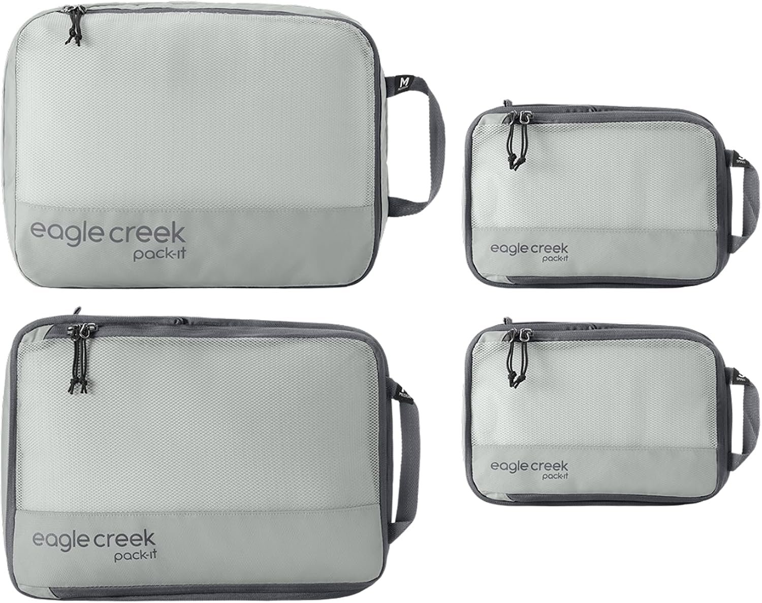 Eagle Creek Pack-It Reveal Carry-On Set, Storm Grey, Set of 4