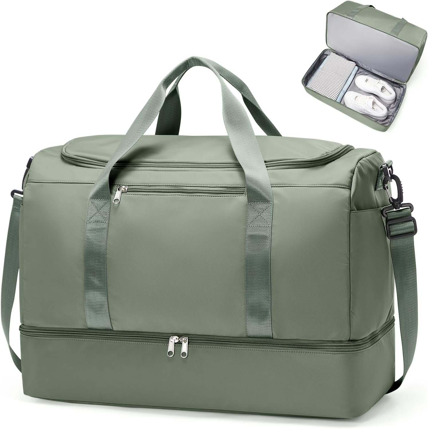 Extra Large Travel Duffle Bag, Carry-On Weekender Bags for Women Travel