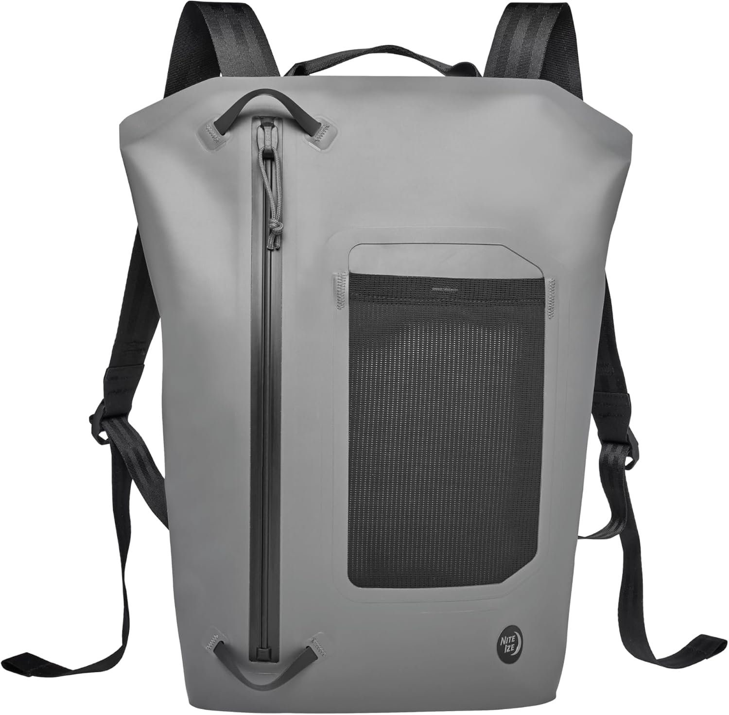 Nite Ize RunOff Waterproof 12L Backpack – IP67-Rated Backpack – Lightweight Travel Bag with TRU Zip Technology – Outdoor Gear with Attachment Points, Adjustable Shoulder Straps & Mesh Pockets
