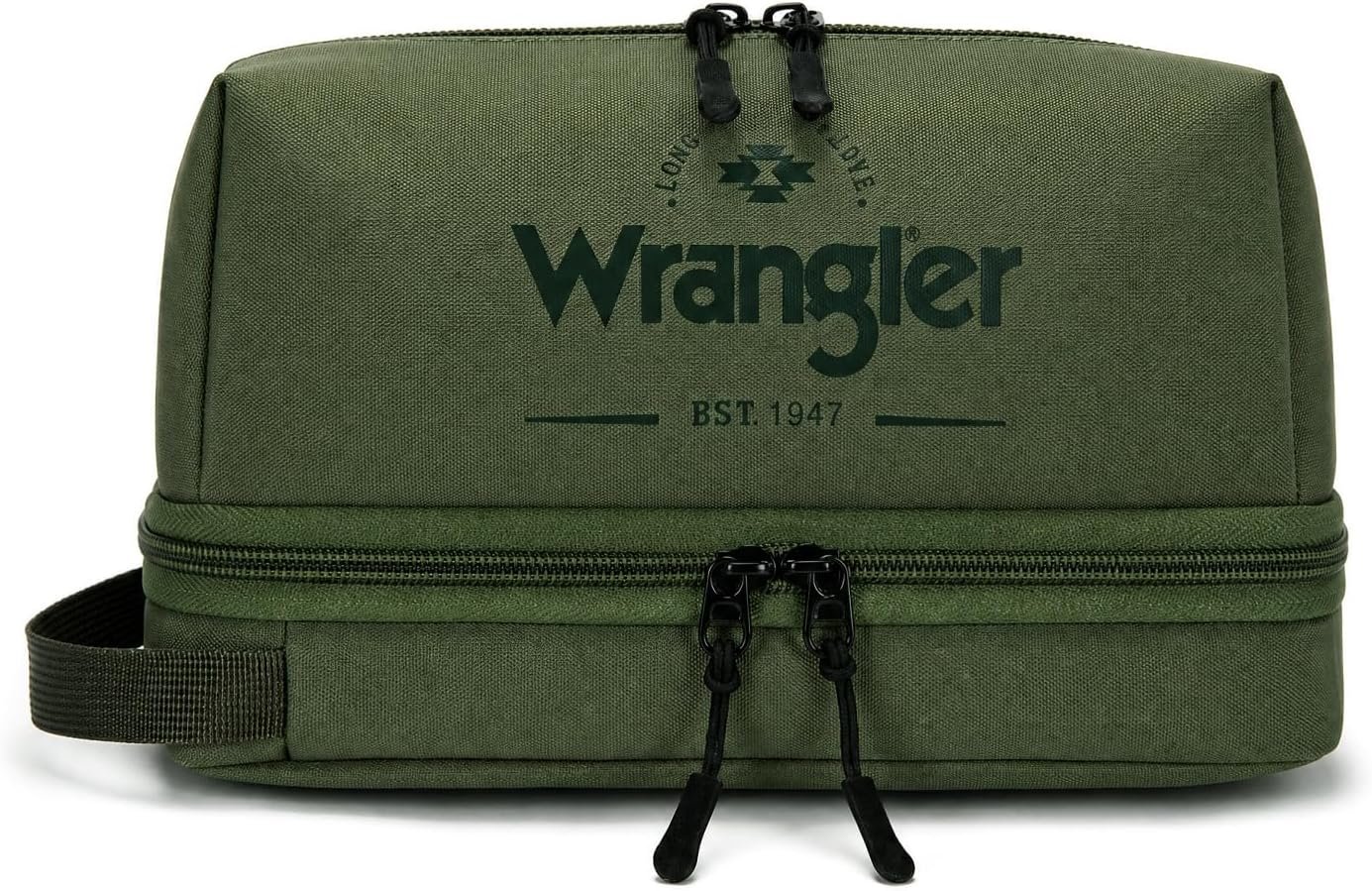 Wrangler Travel Toiletry Bag for Men Hanging Dopp Kit Waterproof