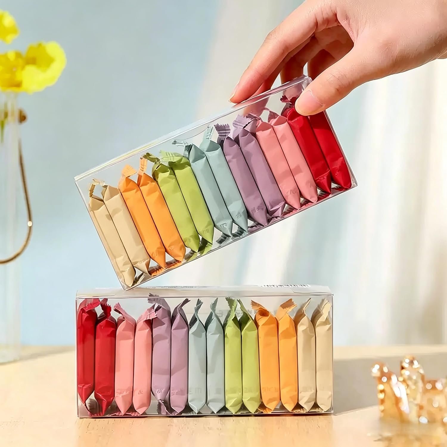 14Pcs Disposable Compressed Towels, Portable Compressed Towel Tablets, Travel Wash Cloth, Thicker Super Absorbent Wash Cloths for Travel, Camping Wipes for Travel，Hiking & Home