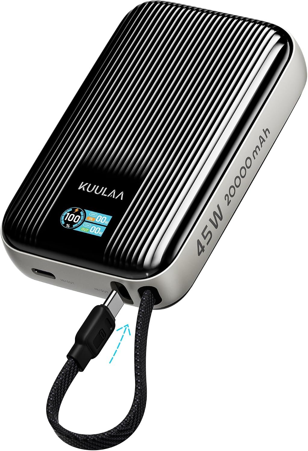 Kuulaa Portable Charger, Smaller 20000mAh 45W Fast Charging Power Bank