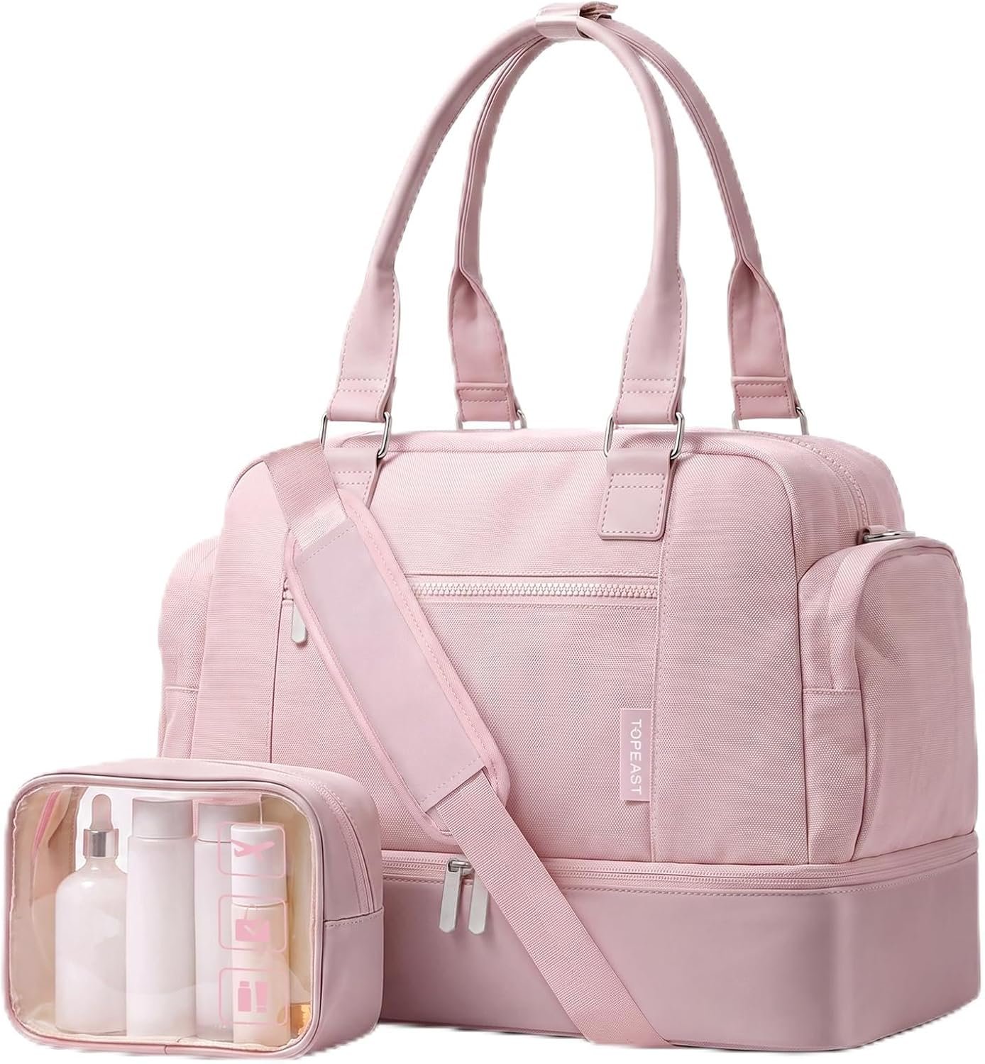 TOPEAST Travel Duffle Bag, Carry On Overnight Weekender Bags for Women/Men