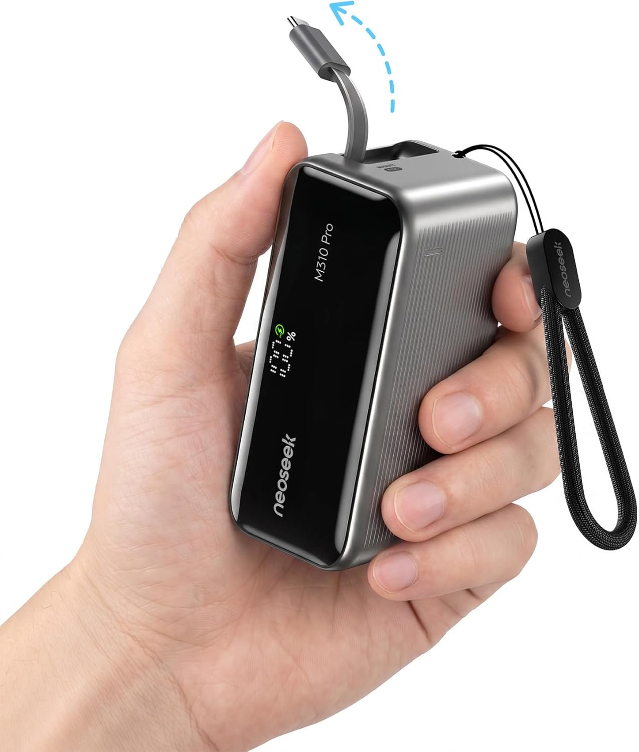 Ultra Mini Portable Charger, 10000mAh 45W Fast Charging Power Bank