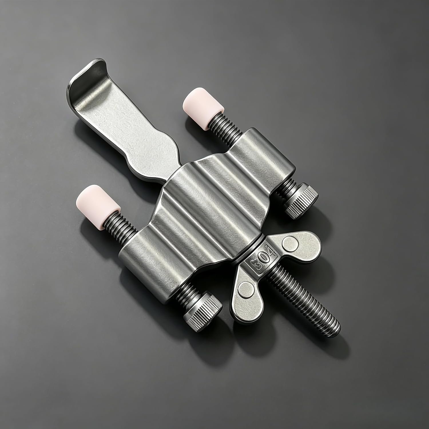 Portable Door Lock, Stainless Steel Inward-Swinging Security