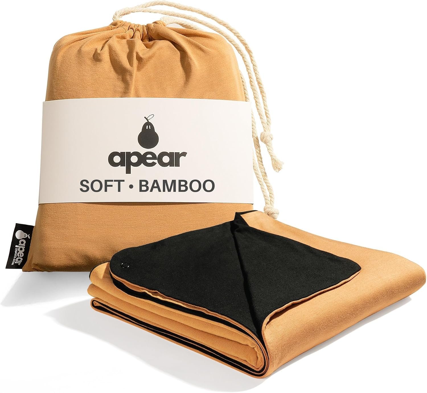 Apear 16-in-1 Soft Travel and Airplane Blanket with Bag Viscose from Bamboo