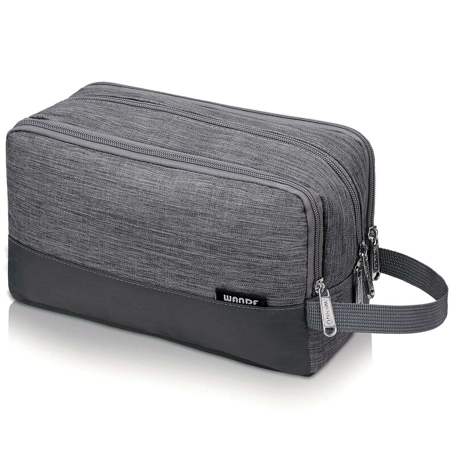 WANDF Travel Toiletry Bag for Men, Small Dopp Kit for Toiletries