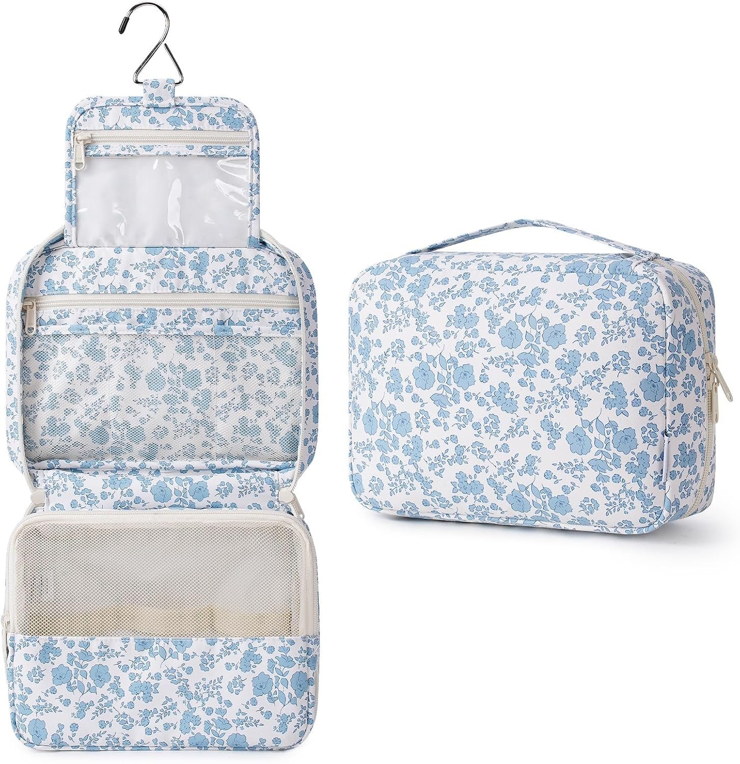 Narwey Hanging Travel Toiletry Bag for Women, Travel Makeup Organizer Bag